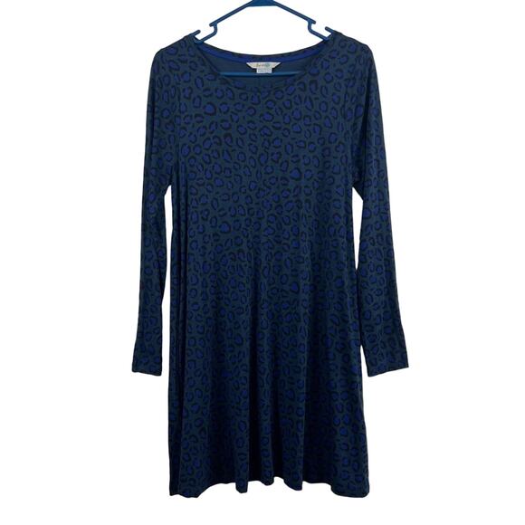 Boden Womens 6 Pullover Shift Dress Animal Print Mini Cheetah Casual Boho - Picture 1 of 9
